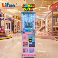 LIFUN Distributeur de prix à monnayeur, machine à poupées rotative pour joueurs, 30 clips, pour centres commerciaux et salles de jeux, enfants et adultes