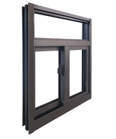 Ventanas de Aluminio con Aislamiento Térmico, Estilo Francés, para Casa o Villa, Marca Optima Custom Villa House Store, Ventana Panorámica Fija de Aluminio
