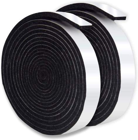 Self-adhesive Felt Strip BBQ Gasket Black Grill Tape High Temperature Resistant Sealing Strip
