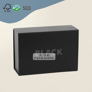 Có thể tái chế giấy các tông cứng cứng hộp nam châm tùy chỉnh kích thước của bạn và logo sang trọng gấp bao bì hộp quà tặng với nắp từ - Product Image 6