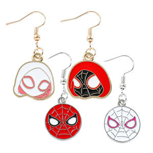 Ornamento personalizzato alla moda in lega di zinco con ciondolo <span class=keywords><strong>Anime</strong></span> in smalto personalizzato da donna - Product Image 1