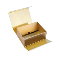 नई डिजाइन बढ़ाया संस्करण तह गत्ता बॉक्स डबल दीवारों Foldable फ्लैट लक्जरी कागज बॉक्स