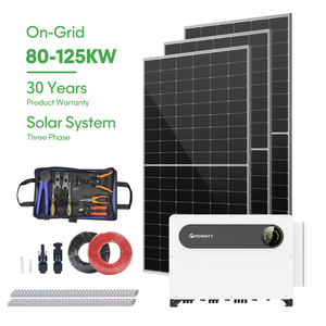 80kva 110 กิโลวัตต์ สำหรับระบบโซลาร์เซลล์ 200kw ระบบพลังงานแสงอาทิตย์แบบเชื่อมต่อกับระบบไฟฟ้า 10kw ติดตั้งบนหลังคา - Product Image 1