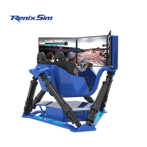 Renixsim công viên giải trí đào tạo giải trí Sim Racer buồng lái thực tế ảo Sim Racing Rig với 3 màn hình gắn kết - Product Image 1