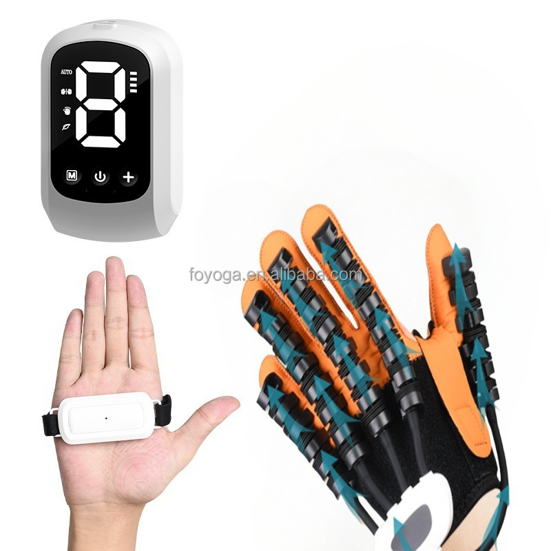 Main gauche orange standard (gants + hôte + miroir)