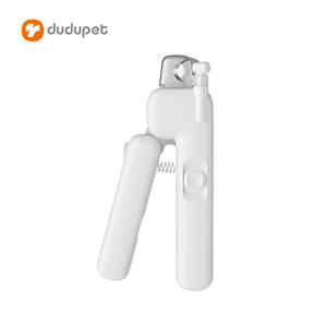 Cortauñas para mascotas Dudu, protección antisalpicaduras multifuncional para perros y gatos, hoja de plástico blanca - Product Image 4