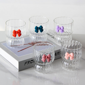 300ml Ripple Borosilicate Verre Drinkware Empilable et <span class=keywords><strong>Arc</strong></span> Décoré Café Lait Thé Tasses <span class=keywords><strong>Verrerie</strong></span> Résistant À La Chaleur - Product Image 2