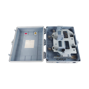 Boîtier de distribution de fibre optique FTTH extérieur IP55 en PP/ABS gris 32/48 cœurs avec 48 adaptateurs <span class=keywords><strong>SC</strong></span> et séparateur PLC - Product Image 2