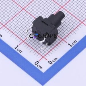 TS-1012A-A15B3-D2 Tactile Switch Through hole Component (THT)-4P,8x8mm Switch Single Pole Single Throw Round Button 2.5N 8mm - Product Image 2
