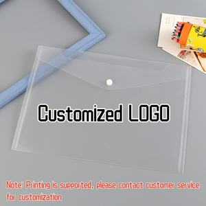 Organizador de archivos de estudiante transparente al por mayor A4 PP Snap Folder bolsa de documentos - Product Image 6