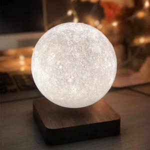 2023 popolare <span class=keywords><strong>Maglev</strong></span> Moon Design Romantic Light Suspension stampa 3D Moon Home <span class=keywords><strong>Maglev</strong></span> ciondolo piccola lampada da tavolo - Product Image 2