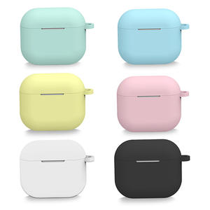 Ultra Slin Fit Protección Gel de silicona Piel Auricular Estuche antichoque para <span class=keywords><strong>Airpods</strong></span> 3 2021 Air Pods <span class=keywords><strong>Tercera</strong></span> generación - Product Image 2