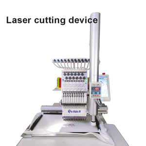 Đa chức năng máy ảnh cắt <span class=keywords><strong>laser</strong></span> Cording sequin hạt thêu công nghiệp đầu duy nhất Máy thêu vi tính - Product Image 4