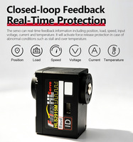 Actuador Servo HL-2915-C001 con Comunicación Serial Estable, Compatible con el Manipulador Robótico ORCA, para Proyectos de Enseñanza Académica