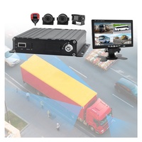 Système de caméra de surveillance pour camion 4G MDVR, système de caméra 4 canaux, DVR 4 canaux, caméra de sécurité pour voiture, caméra embarquée pour camions, enregistreur vidéo