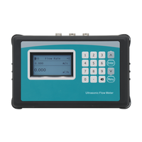 Medidor de flujo portátil Philemon, fuente de alimentación doble alimentada por batería, Sensor de soporte fácil, medidor de flujo ultrasónico certificado CE
