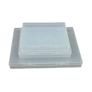 Transparent Plastic Square <b>Storage</b> <b>Box</b> 18mm PP Covered Office Organizer for Card <b>Document</b> Electronic Component Desktop Use - Product Image 5