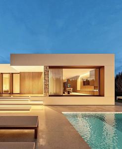 Petites cabines modernes préfabriquées portables Petit blockhaus en rondins Structure en acier Porte en bois Resort Chambre à coucher Villas Appartement Triangle Maison - Product Image 1