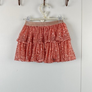 <span class=keywords><strong>Minigonna</strong></span> Estiva con Paillettes Scintillanti e Plissettata, Ecologica e Traspirante per Bambine, Abbigliamento per Bambini all'Ingrosso - Product Image 3