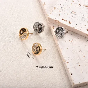 Boucles d'oreilles Yin Yang Tai Chi en acier inoxydable hypoallergénique, cadeau idéal pour un anniversaire ou un anniversaire de mariage, pour lui ou pour elle - Product Image 4