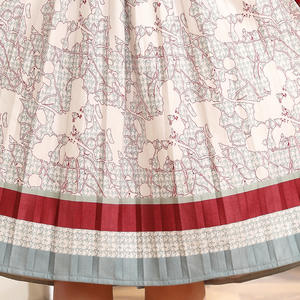 Ensemble de robes deux pièces imprimées pour fille pour l'hiver/automne Débardeur doux à col rond avec petites manches volantes pour enfants - Product Image 4