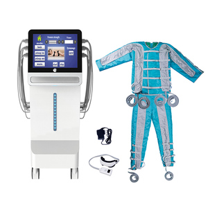 New Product Lymphatic Drainage Compression Therapy Jacket + Pants Eye <b>Massage</b> Slimming Matching Multicolor Suit - Product Image 6