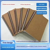 Carnet en cuir de vachette A5/B6 pour étudiants et post-docs, avec pages vierges, quadrillées et lignées, reliure spirale, 50 feuilles – Idéal comme cadeau