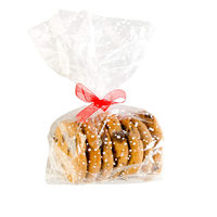 Sacs d'emballage pour biscuits en PE OPP avec impression personnalisée, étanches à l'humidité, à trois soudures latérales, pour bonbons, pain, épicerie et conservation des aliments