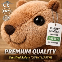 Fabricante de Peluches de Capibara Personalizados, B2B, OEM, ODM, Diseño Original, Muestras, Producción en Masa, Proveedor Certificado de Calidad, Expertos