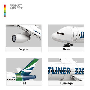 Wange 4008 Jetliner 320 French Fighter Block Bricks Model Compatible Parts Children Educational Building Block Toy Set Juguete - Product Image 4