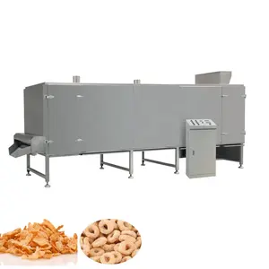 China popular Good quality corn flakes machine cereal corn flakes extruder double screw extruder machine 45kw