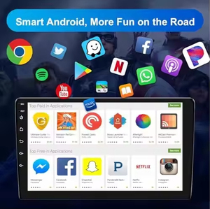 Autoradio tactile QLED 10 pouces, écran flottant détachable, <span class=keywords><strong>Apple</strong></span> <span class=keywords><strong>2Din</strong></span>, Android Auto, <span class=keywords><strong>CarPlay</strong></span> avec caméra de recul en direct BT - Product Image 4