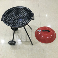 YUEYOU Outils de barbecue pliables jetables pour charbon de bois, pour grillades en extérieur, compatibles Kamado et Apple Grill, faciles à assembler et à nettoyer, finition émaillée, résistants à la flamme