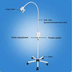 Attrezzatura veterinaria lampada per esame testa singola a LED per Procedure di emergenza sale cliniche per dermatologia dentale ENT - Product Image 6