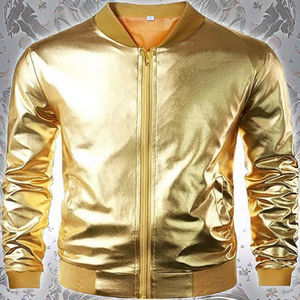 แจ็คเก็ตบอมเบอร์ผู้ชายคอตั้งทรงสลิม ผ้าแคนวาสคุณภาพสูง ไซส์ใหญ่ สั่งทำได้ ระบายอากาศ แห้งเร็ว สีพื้น ขายดี - Product Image 2