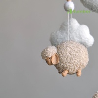 Produits pour bébés en gros : Mobiles de berceau faits main en tissu doux, style bohème Coran, nuage et étoile, pour chambre de bébé