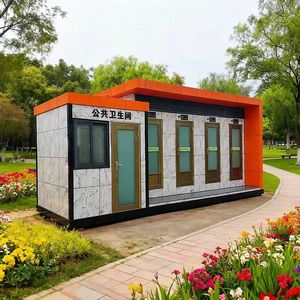 Baño Portátil de Panel Sándwich, Moderno y Ecológico, para Atracciones Turísticas, Baño Público - Product Image 3