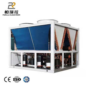 Enfriador de Agua Industrial por Bomba de Calor Ecológica R410A, Enfriado por Aire, 10-50 Toneladas, Certificado SASO y GCC, Control Remoto para Edificios Ecológicos en Jordania - Product Image 1