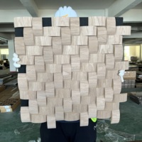 Nouveauté, installation facile, panneau acoustique mural décoratif en MDF de forme spéciale, réduction du bruit pour la zone de réception