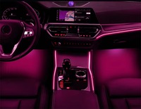 Kit d'éclairage ambiant intérieur QLW Full LED 11 couleurs pour BMW Série 5 F10 F11 F18 2010-2018, lumières décoratives