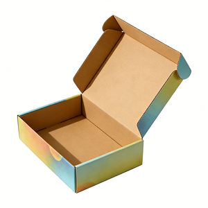 Boîtes d'expédition pliables personnalisées imprimées, boîtes d'emballage cadeau en carton ondulé pour cosmétiques - Product Image 6