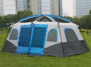 Manufacture 8 10 12 Persons Instant Set Up Waterproof Big Family Large Cabin Outdoor For Camping Tent Sale