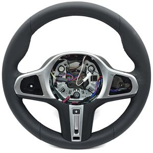 Volante de Cuero CS Nappa para <span class=keywords><strong>BMW</strong></span> G02 G05 G06 G20 G21 G22 G26 G29 G80 G87 F40 F44 I4 <span class=keywords><strong>118i</strong></span> M440i X3 X4 X5, Accesorios para Automóviles - Product Image 1