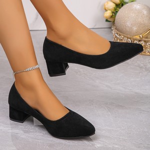 Chaussures à bout pointu et à talon bas pour femme, nouvelle collection automne, taille 43. - Product Image 6