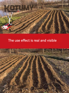 Motozappa Agricola Multifunzione Tiller Coltivatore per Diserbo Scavo Allentamento e Aratura del Terreno a Benzina Piccola Micro Motozappa - Product Image 6