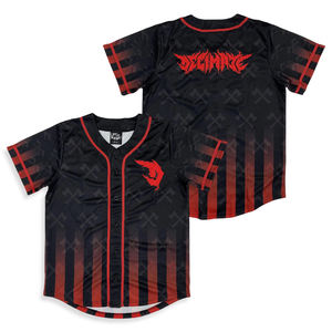 Fabricant de maillots de baseball Broderie personnalisée Nom Design Sublimation Street Sports Baseball Wear - Product Image 3