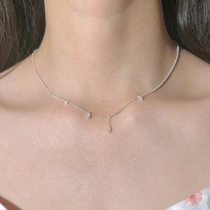 Collar con Colgante de Llave de Flor de Cerezo Rosa de Plata de Ley S925, Cristal Ligero de Lujo para Mujer, para Clavícula, Cadena para Suéter - Product Image 4