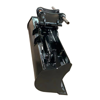 Ember Tilt Ekskavator Mini Berputar Hidrolik, Ember Trench Penggali Mini