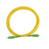 Cordon de brassage fibre optique monomode simplex SC/APC intérieur haute performance HI LINK 0.9/2.0/3.0mm PVC/LSZH 1-30m FTTH/WiFi/5G