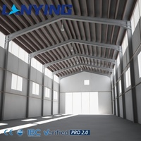 Almacén de Estructura de Acero de Alta Calidad/ Construcción de Diseño Industrial Moderno, Edificio Industrial con Estructura de Acero